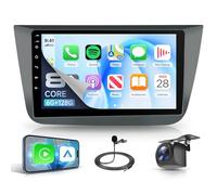 6G+128G 8 Core Android Autoradio per SEAT Altea 2004-2015 Toledo 2004-2009, 9 Pollici Schermo Radio co Carplay Android Auto Senza Fili Bluetooth FM/RDS/EQ/DSP WiFi GPS Panoramica a 360° Retrocamera