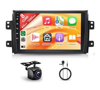 6G+128G 8 Core Android Autoradio per Suzuki SX4 2006-2013/FIAT Sedici 2005-2014 9 Pollici Autoradio Senza Fili Carplay Android Auto Mirror Link Bluetooth FM/RDS/EQ/DSP WiFi GPS Telecamera Posteriore