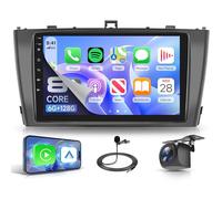6G+128G 8 Core Android Autoradio per Toyota Avensis T27 2008-2015, 9 Pollici Schermo Carplay Android Auto Senza Fili Bluetooth FM/RDS/EQ/DSP WiFi GPS Panoramica a 360° Comandi al Volante Retrocamera