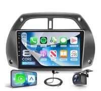 6G+128G 8 Core Android Autoradio per Toyota RAV4 2001-2006, 9 Pollici Schermo IPS co Carplay Android Auto Senza Fili FM/RDS/EQ/DSP Bluetooth Panoramica a 360° WiFi GPS Comandi al Volante Retrocamera