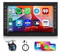 [6G+128G] 8-Core Autoradio per VW T5 Golf 4 Bora Polo Passat B5 Jetta Asiento Peugeot 307 Ford Galaxy, Hodozzy 7 Pollici Touchscreen Radio con CarPlay Android Auto, Bluetooth GPS WiFi DSP, FM RDS