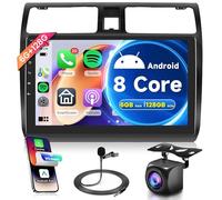 6G+128G 8 Core Wireless Carplay Android 13 Autoradio 2 Din per Suzuki Swift 2003-2010 10 Pollici Autoradio con Android Auto Navi GPS WiFi Mirror Link Bluetooth FM/RDS/DSP EQ/SWC Telecamera Posteriore