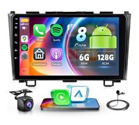 6G+128G 8 Core Wireless Carplay Android Autoradio per Honda CRV CR-V 3 2007-2011 9 Pollici Touchscreen Autoradio Android Auto GPS Navi WiFi Mirror Link Bluetooth FM/RDS/DSP/SWC Telecamera Posteriore
