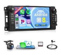 6G+128G 8 Core Wireless Carplay Android Autoradio per Jeep Wrangler Compass Grand Cherokee/Chrysler 300C/Dodge Ram/Chevrolet 7 Pollici Autoradio Android Auto GPS Navi WiFi Bluetooth FM/RDS/DSP/USB/SWC