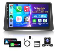 6G 128G VECHTEL 9" Autoradio Bluetooth per Opel Mokka 1 2012-2016/Buick Encore 2013-2015 Carplay Android Auto,DSP EQ,Wifi GPS Navi,RDS/FM Radio 2 din con Retrocamera AHD