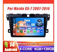 6G+128GB Car Play Android 14 Autoradio Per Mazda CX-7 2007-2014 GPS Navi DSP AHD