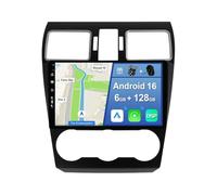 [6GB+128GB] Android 16 Autoradio per Subaru Forester/XV/WRX 2013-2018-[Incorporato Carplay/Android Auto/DSP/GPS]-9 pollice IPS Touch Screen-Camer MIC Incluso-DAB/Mirror Link/Bluetooth 5.0