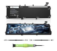 6GTPY 5XJ28 GPM03 Batteria Compatibile per Dell XPS 15 9550 9560 9570 7590 P56F001 P56F002 Precision 5510 5520 5530 5540 M5510 M5520 Vostro 7500 5D91C 5041C 05041C 11,4V 97Wh 6-Zellen