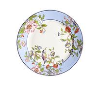 6hftuiiii Piatti di alta qualità da 20,3 cm in porcellana Bone China stile britannico tè pomeridiano piatto da dessert bistecca piatto spaghetti design uccello (colore: D Dimensioni: 1 pz)
