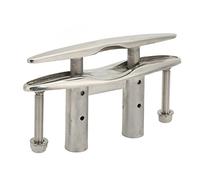 6in Pull Up Boat Cleat 316 Stainless Steel Heavy Duty Marine Dock Cleat with Locknuts for Yacht