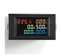6IN1 AC monitor 110V 220V 380V 100A Voltage Current Power Factor Active KWH Frequency meter Digital LCD VOLT AMP ICXLPMC(AC 80-300V 100A)