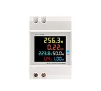 6in1 Din Rail AC monitor 110V 220V 380V 100A Voltage Current Power Factor Active KWH Frequency Meter EKD52 AUOQKQUT
