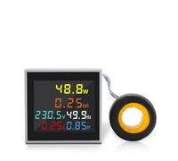 6IN1 Display Digitale Voltmetro Amperometro Corrente Tensione Frequenza Contatore di Energia AC Monitor 100A KWH Indicatore Luminoso di Segnale 22 MILLIMETRI 1 Pz(AC 250-450V)