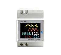 6IN1 Display Smart Meter Din Rail AC Monitor Tensione Corrente Fattore di potenza KWH attivo Misuratore di frequenza di energia elettrica D52-2066(40-300V Built-in CT)