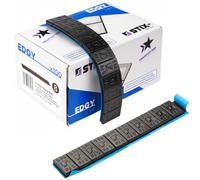 6KG Pesi adesivi per cerchi in lega EDGY SLIM BLACK - 60g (12x5g nero) - 100pz