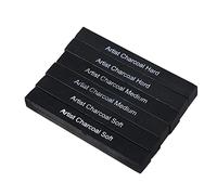6Kit Nero Carbone Schizzo Per Schizzo Ombreggiatura Stick Strumento Morbido Medio Duro Bambino Adulto Disegno Arte Artigianato Forniture