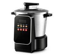 6L Automatico Fufu Maker Automatico Maker e Yam Pounder | Macchina antiaderente per cibi a rondine, in acciaio inox, touch screen, per alimenti africani Banku, Ugali, Amala, Semolina