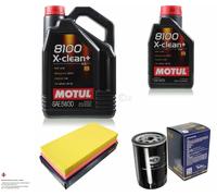 6L Controllo Set Motul 8100 x-Pulire+5W-30 per VW Golf IV 1.6 2.0 New Beetle