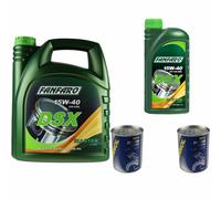 6L FANFARO DSX 15W-40 API CG-4/SL Olio Motore Inclusa Motor Doctor