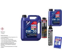 6L Liqui Moly Synthoil da Molto Tempo Plus 0W-30 olio motore di Balsamo Fanghi