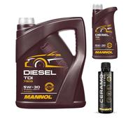 6L MANNOL Olio Motore DIESEL TDI 5W-30 Inclusi Additivi Ceramo Ester 9829