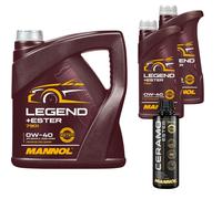 6L MANNOL Olio Motore LEGEND+ESTER 0W-40 Inclusi Additivi Ceramo Ester 9829