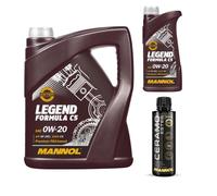 6L MANNOL Olio Motore LEGEND FORMULA C5 0W-20 Inkl. Additivo Ceramo Ester