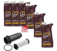 6L MANNOL Olio per Ingranaggi Atf AG60 Febi per Ford Focus II 1.6 2.0 Volvo