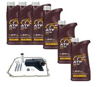 6L MANNOL Olio Trasmissione ATF AG60 PURFLUX Per Audi A6 Avant 3.0 TDI quattro
