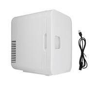 6L Mini Frigorifero Motore USB Refrigeratore Compatto Più Fresco per Auto Ufficio Casa Stoccaggio separato per Bevande Cura della Pelle di Medicinali