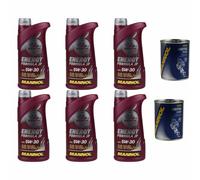 6L Olio MANNOL Energia Formula JP 5W-30 per Toyota Yaris 1.5 Hybrid 1.3