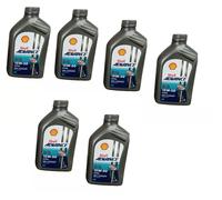 6L Olio motore 100% sintetico Shell Ultra Advance 15w50 nuova formula PURE PLUS