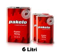 6L Olio motore auto Pakelo Krypton Racing SAE 5W50 motorsport Alte Prestazioni