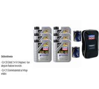 6L olio motore LIQUI MOLY Special Tec F 5W-30 2x mannol Flush Additivo Borsa