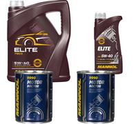 6L Olio Motore MANNOL Elite 5W-40 2x Dottore Del Motore ADDITIV