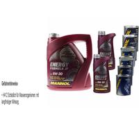 6L Olio Motore MANNOL Energia Formula JP 5W-30 2xLeak-Stop + Doctor + Flush
