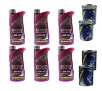 6L Olio Motore MANNOL Energia Formula Pd 5W-40 2xMotor Doctor + Motor Flush