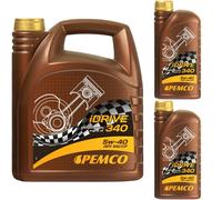 6L PEMCO idrive 340 5W-40 olio motore Olio Motore Api Sn / Cf Acea A3/B4