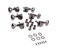 6lots Sigillato Chitarra Testa Della Macchina Della Corda Manopola Grover Avvolgicavo Per Stabile Pitch Control Nero Tuning Pioli