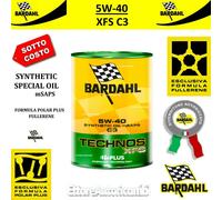 6lt LITRI OLIO MOTORE AUTO BARDAHL 5W40 TECHNOS XFS C3 mSAPS POLAR PLUS