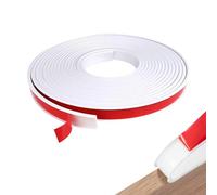 6M × 16 mm Bordatura Autoadesiva per Mobili a Forma di U, Nastro per Impiallacciatura di Bordi Protettivi, per Bordi Pieghevoli in TPE Bianco per Protezione e Riparazione di Mobili da Tavolo