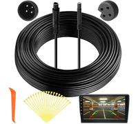 6M Cavo Prolunga Dash Cam 4Pin con 20 Fascette e 1 Strumento Cavo Prolunga per Telecamera di Retromarcia per Auto Maschio a Femmina Cavo di Prolunga Registratore di Guida per Camion Camper