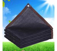 6m Right Angle Sun Shade Sails Patio Mesh Shade Sail Netting Outdoor Protection Black 5x7m