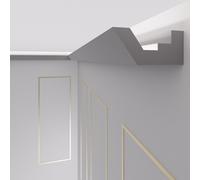 20m Striscia LED Profilo OL-2 Listello XPS per Indiretta Illuminazione Soffitto