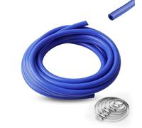 6M Tubo Silicone per Auto ID 8mm, OD 14mm, Tubo In Silicone ad Alta Temperatura per Acqua di Raffreddamento, Refrigerante, Sistemi Turbo di Raffreddamento(Blu)