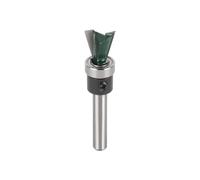 6MM 6.35MM 8MM Fresa a coda di rondine Fresa con cuscinetto inferiore Fresa for lavorazione del legno Fresa in metallo duro for legno Fresa frontale Fresa terminale(6X12.7 Green)