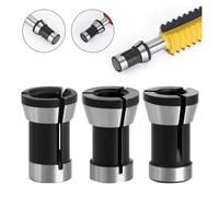 6mm 6.35mm 8mm Router Bit Pinza Mandrino Adattatore di serraggio Lavorazione del legno Macchina for incidere Trimmer Accessori for router di legno Durevole