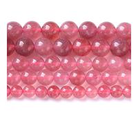 6MM 60PCS Naturale Fragola Quarzo Cristallo di Giada Distanziatore Perline sfuse per la creazione di gioielli fai da te Braccialetto Collana Eu9-k10286