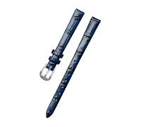 6mm/8mm/10mm del cuoio genuino del tessuto delle donne del cinturino per la vigilanza del quadrante di piccole dimensioni sostituire gli accessori del braccialetto delle signore, 10mm