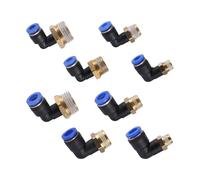 6mm 8mm Air Water Hose Push-On Quick Garden Pneumatic Fitting 1/8"1/4"3/8"1/2" Male Thread(1480)